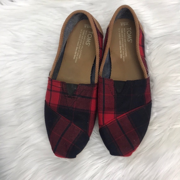 Toms Shoes - Tom’s Felted Buffalo Plaid Shoes